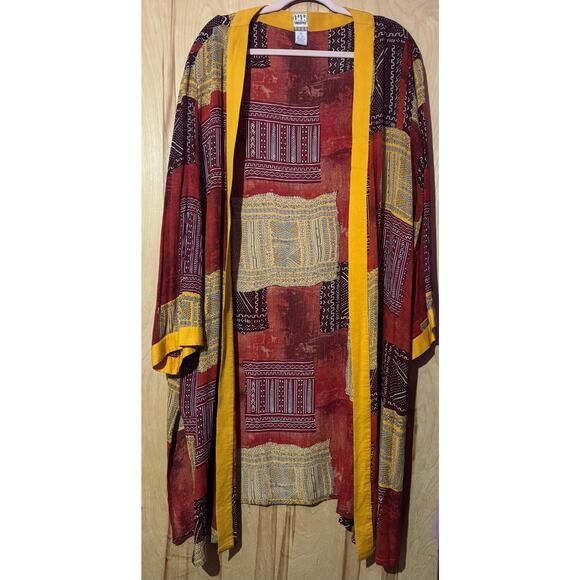 Freestyle Two-Piece Dress and Duster Set Size 1X - Picture 3 of 5